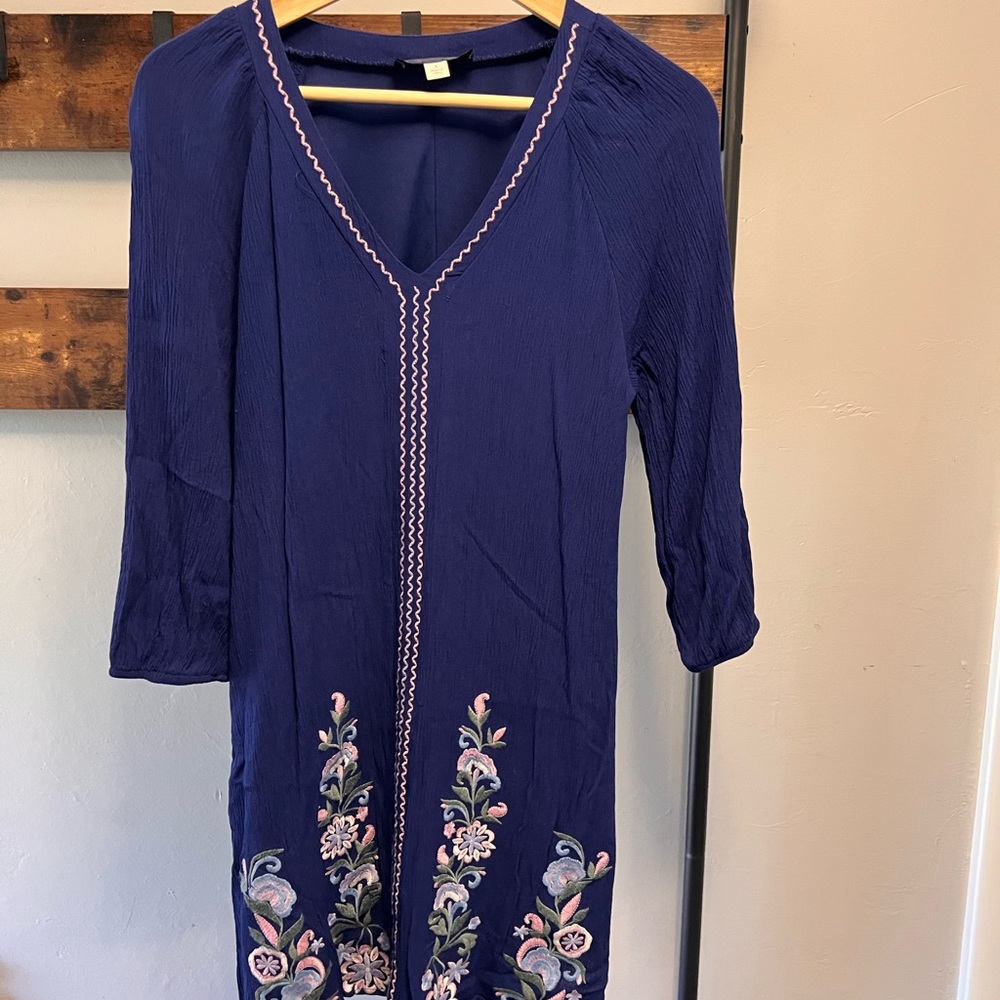 Francesca’s blue tunic dress